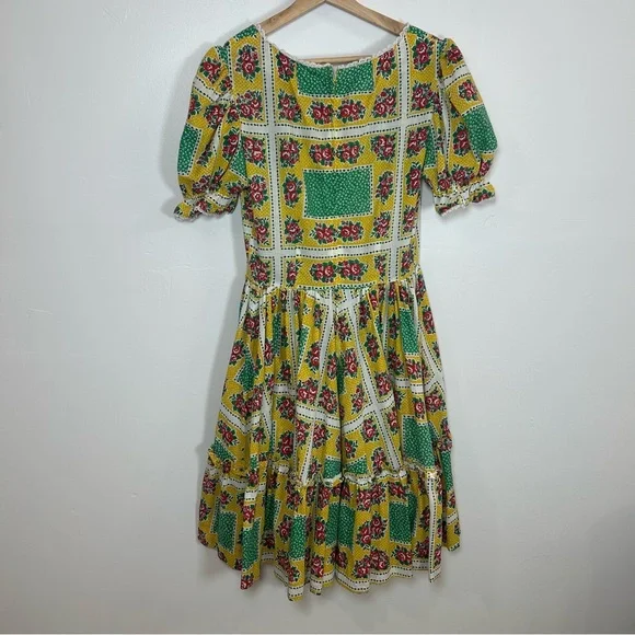 Vintage cottage core rose print dress - Picture 2 of 4